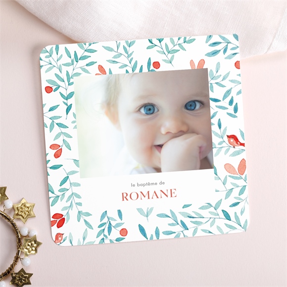 Faire-part de baptême Féerie réf.N351276