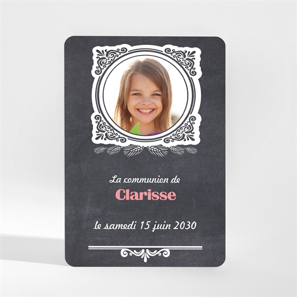 Faire-part communion etape chrétienne magnet