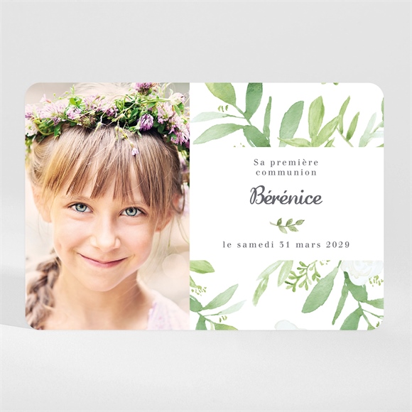 Faire-part communion ornements magnet
