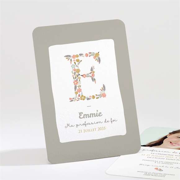 Faire-part profession de foi Joie Essentielle réf.N211570