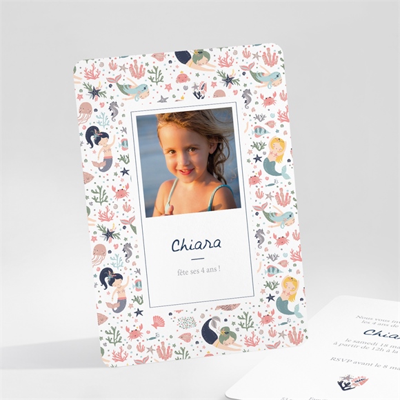 Invitation anniversaire sirene