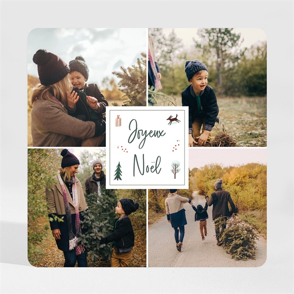 Carte de voeux Chaleur d’Hiver magnet réf.N35028