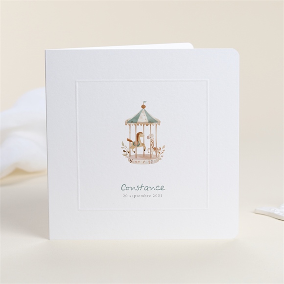 Faire-part naissance Petit carrousel réf.N451643
