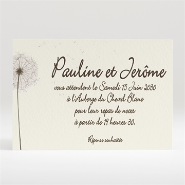 Carton d'invitation mariage sur la balançoire