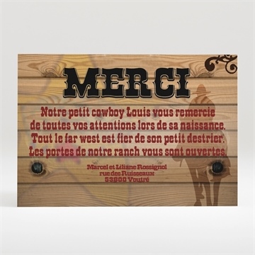 Remerciement naissance wanted !