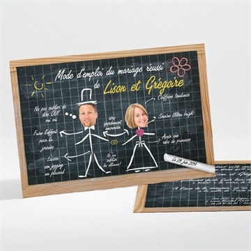 Faire-part mariage au tableau !