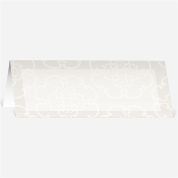 Marque-place mariage jaune poussin