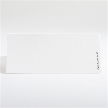 Marque-place mariage un oui en photo - Dos du marque-place