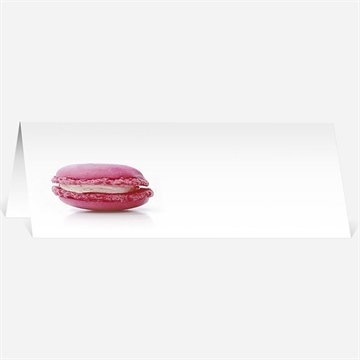 Marque-place mariage jolis macarons