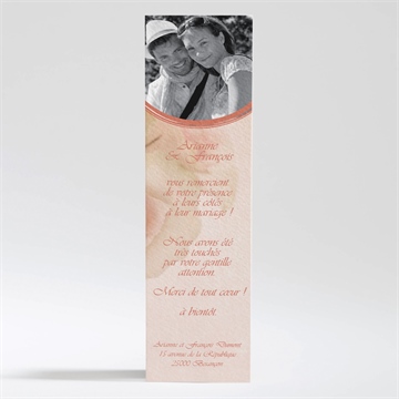 Remerciement mariage le bouquet