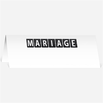 Marque-place mariage destination mariage