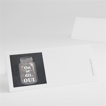 Marque-place mariage belle ardoise mariage