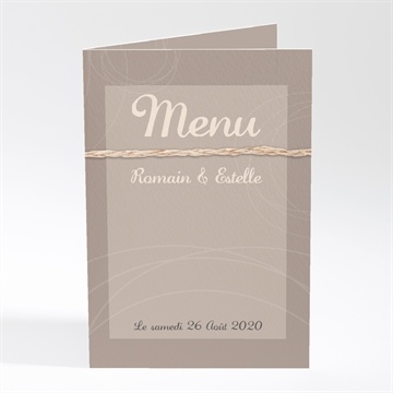 Menu mariage le duo