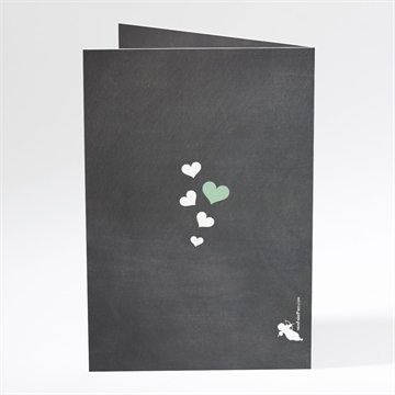 Menu mariage cupidon - Dos du menu