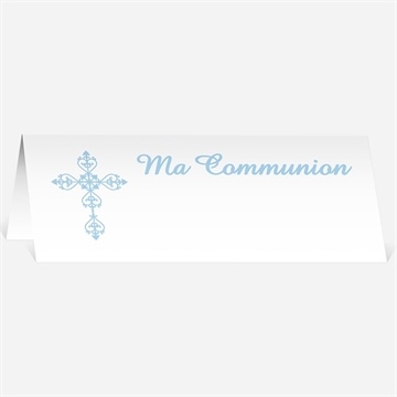 Marque-place communion moderne et doux