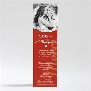 Remerciement mariage elle & lui symboles