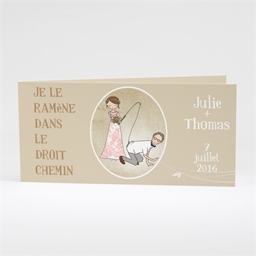 Faire-part mariage dans le droit chemin
