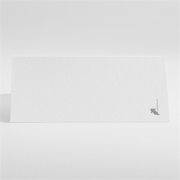 Marque-place mariage dans le droit chemin - Dos du marque-place