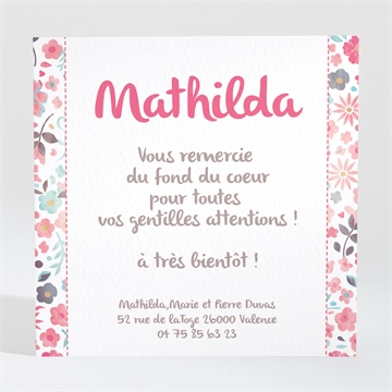 Remerciement naissance mon petit chou !