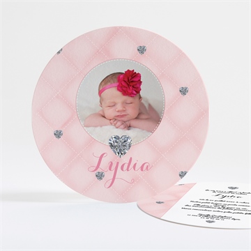 Faire-part naissance a carreaux