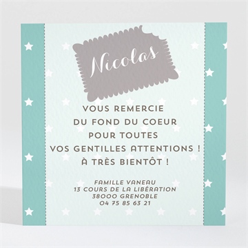 Remerciement naissance biscuit à croquer