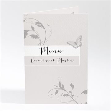 Menu mariage fleurs et élégance