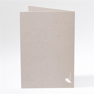 Menu communion jolie annonce - Dos du menu