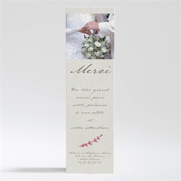 Remerciement mariage oui encadré original