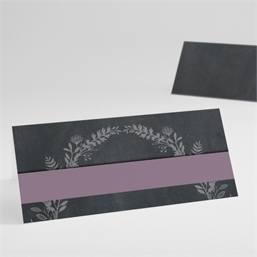 Marque-place mariage découpe ardoise photo