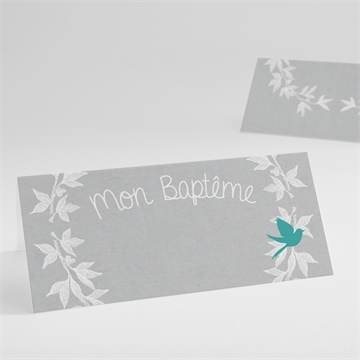 Marque-place baptême découpe originale magnet