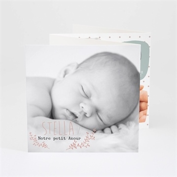 Faire-part naissance notre petit amour