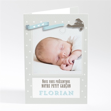 Faire-part naissance petit avion garçon photo