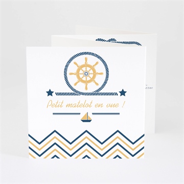 Faire-part naissance mon petit matelot