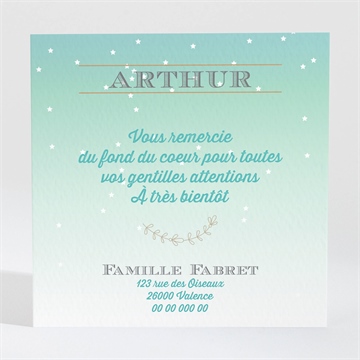 Remerciement naissance la cabane