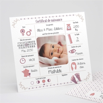 Faire Part Naissance Ma Photo Et Mes Symboles Monfairepart Com