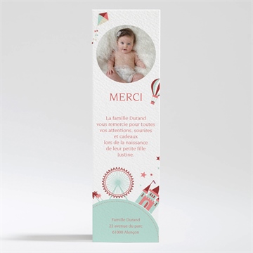 Remerciement naissance autour de bébé