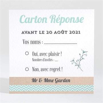 Carton réponse anniversaire de mariage on re-célèbre!