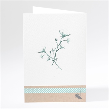 Menu anniversaire de mariage on re-célèbre! - Dos du menu