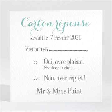 Carton réponse anniversaire de mariage carte anniversaire photo