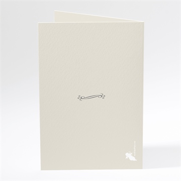 Menu anniversaire de mariage notre roman photo accordéon - Menu ouvert