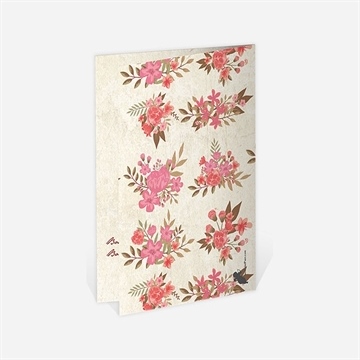 Menu anniversaire de mariage carte invitation classique - Dos du menu