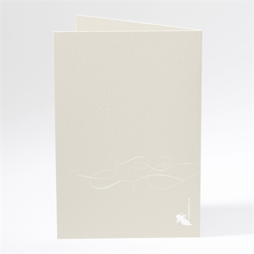 Menu anniversaire de mariage romantisme - Dos du menu