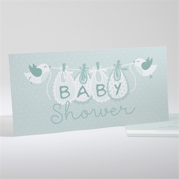 Faire-part baby shower mon bout'chou