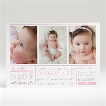 Invitation anniversaire ma première fête