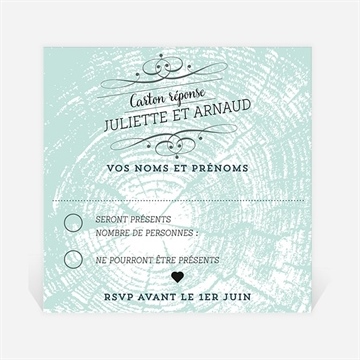 Carton réponse anniversaire de mariage un accord parfait