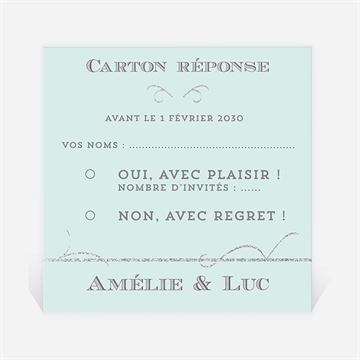 Carton réponse mariage shining !