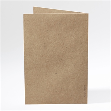 Menu mariage nos empreintes - Dos du menu