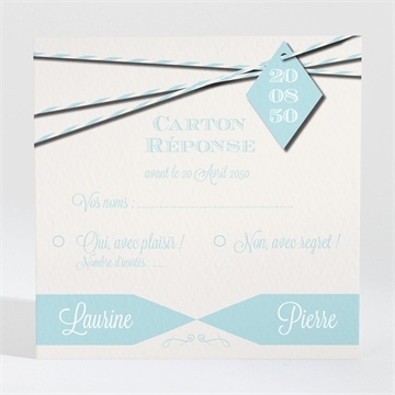 Carton réponse mariage notre bande son!