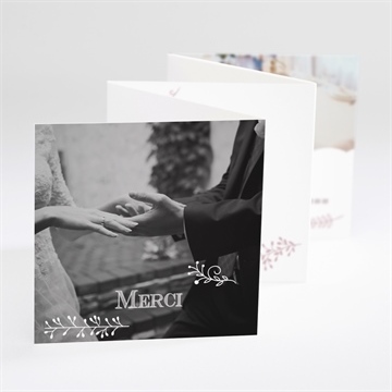 Remerciement mariage roman photo