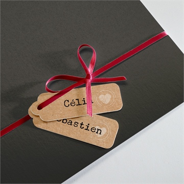 Faire-part mariage l'instant magique - Détail de la pochette